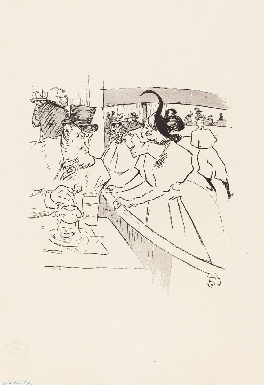 V bruslařské profesionální kráse, 1895. od Henri de Toulouse Lautrec