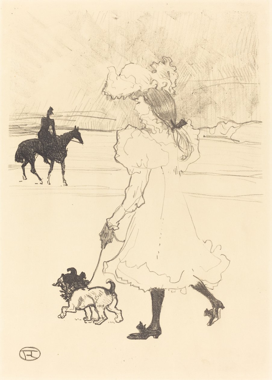 V lese (Au bois) od Henri de Toulouse Lautrec