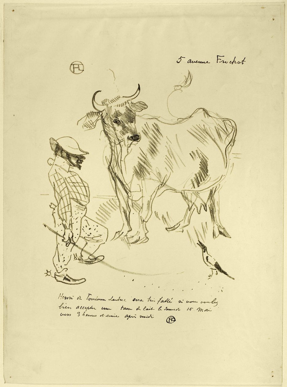 Pozvánka na sklenku mléka od Henri de Toulouse Lautrec