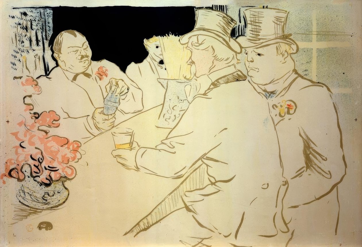 Irish American Bar objednat The Chapbook od Henri de Toulouse Lautrec