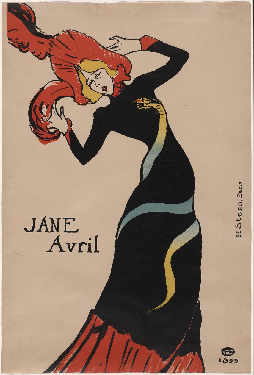 Jane Avril od Henri de Toulouse Lautrec