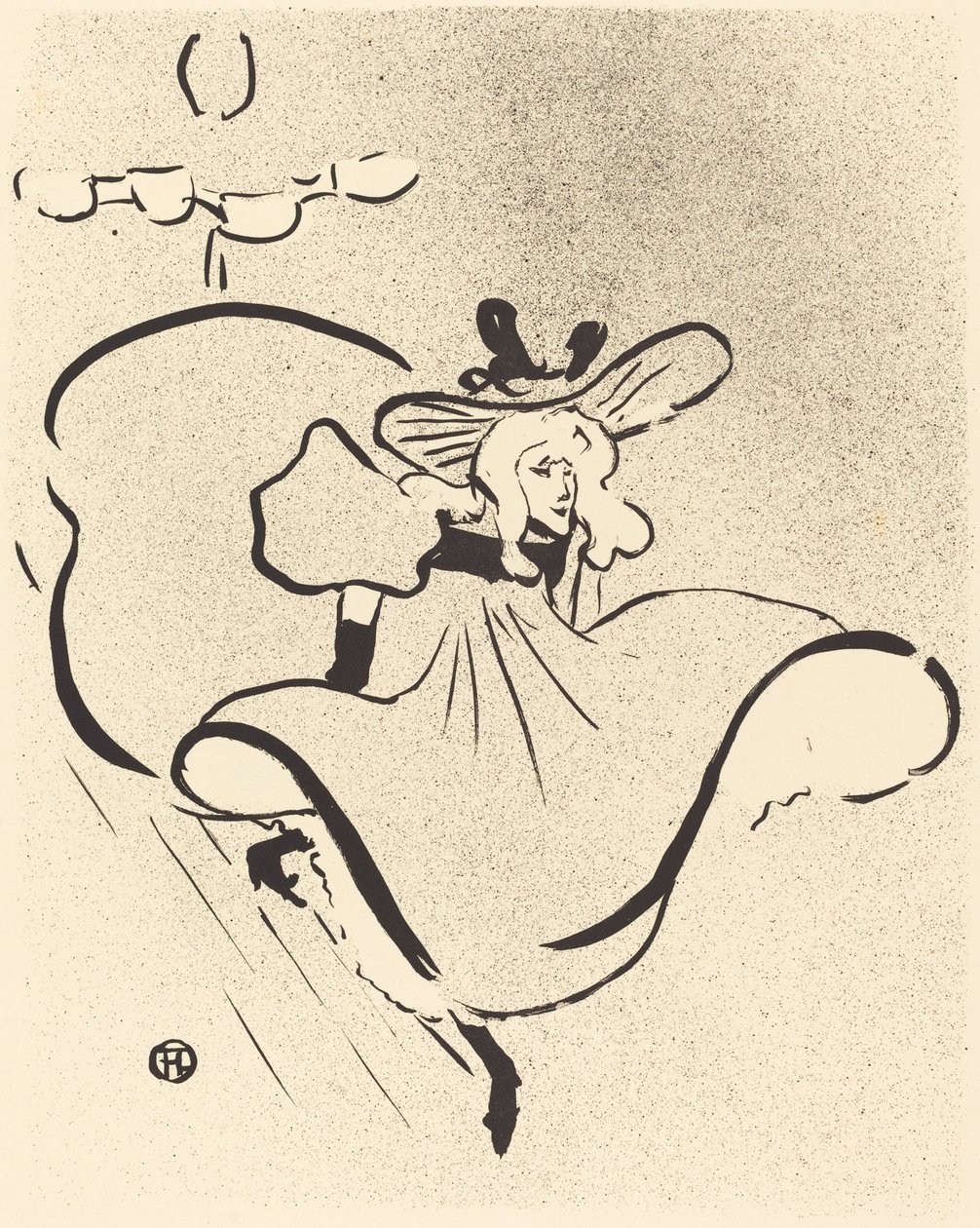 Jane Avril, 1893. od Henri de Toulouse Lautrec