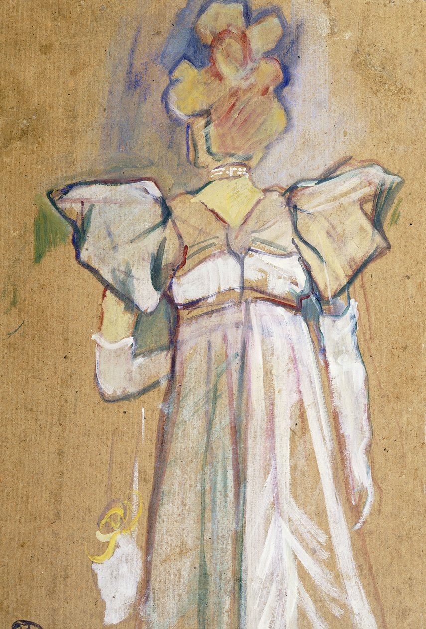 Jane Avril, 1893 od Henri de Toulouse Lautrec