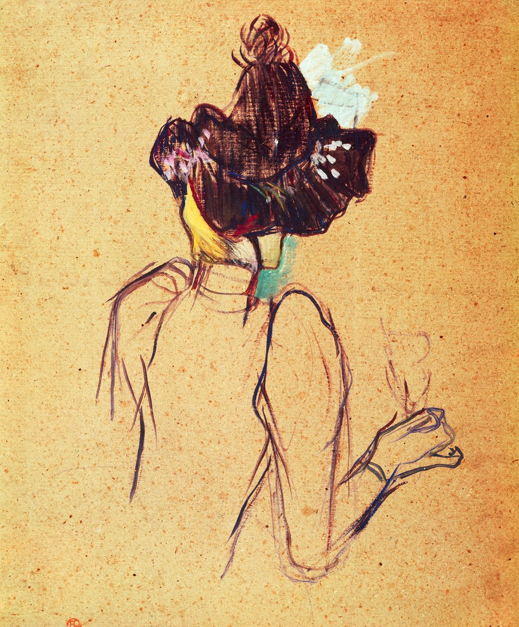 Jane Avril, Henri de Toulouse Lautrec (1864-1901) od Henri de Toulouse Lautrec
