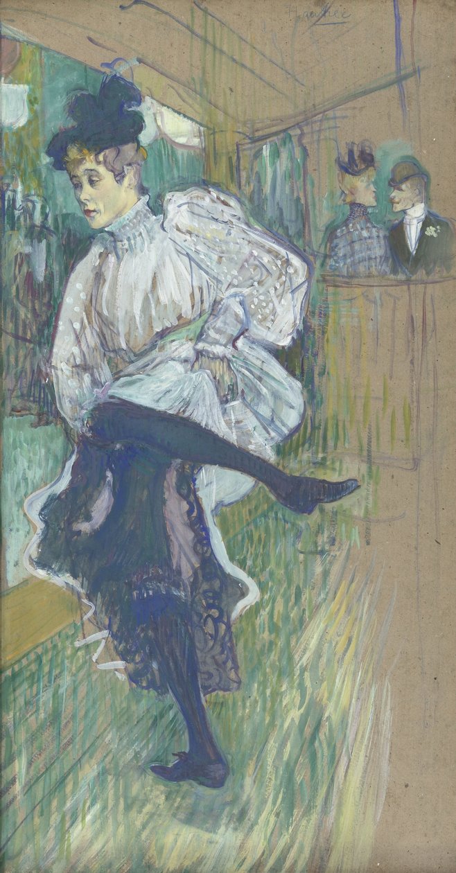 Jeanne duben tanec od Henri de Toulouse Lautrec