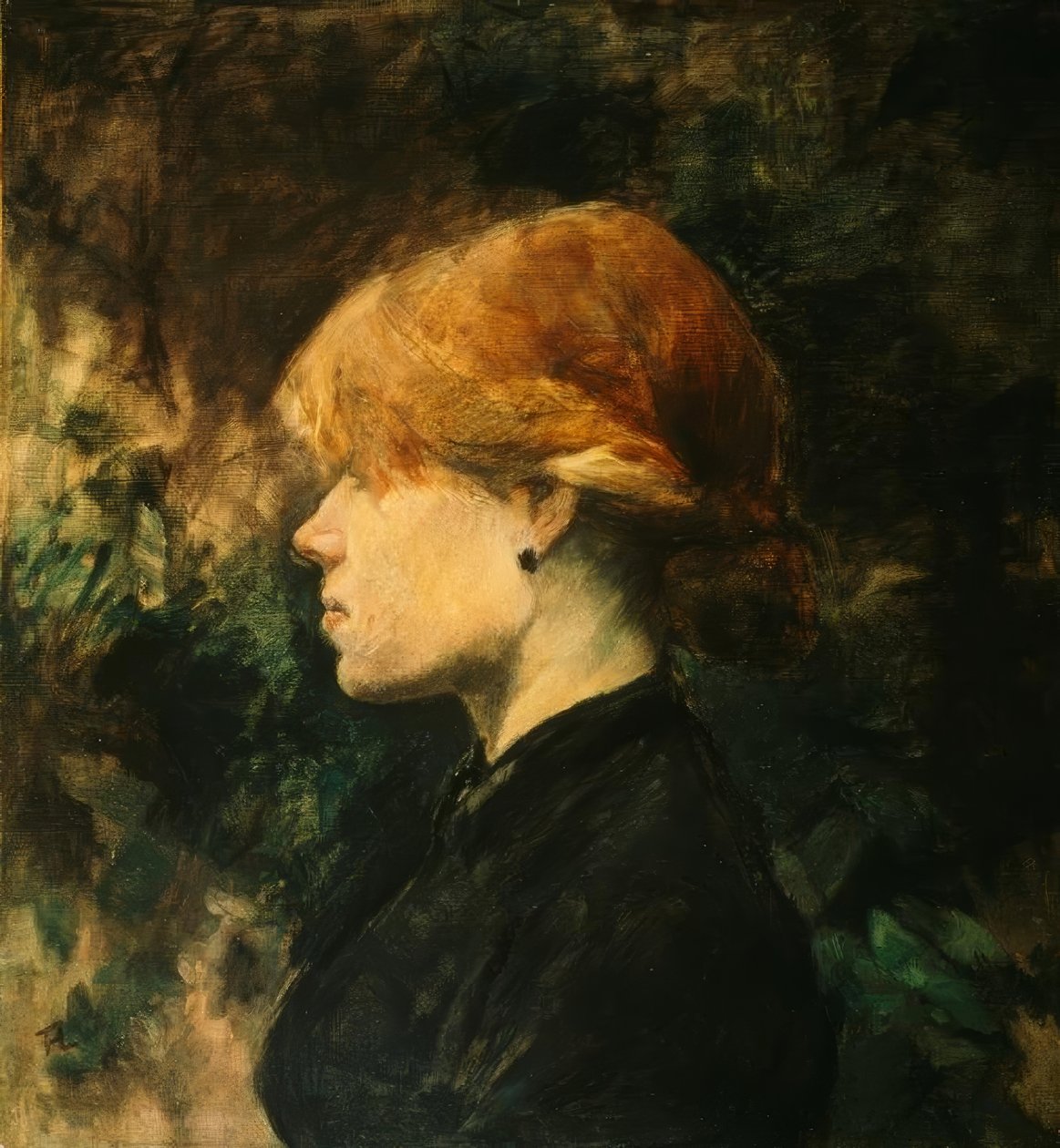 Mladá žena s červenými vlasy (La rousse) od Henri de Toulouse Lautrec