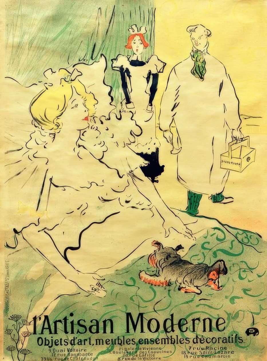 Moderní řemeslník od Henri de Toulouse Lautrec