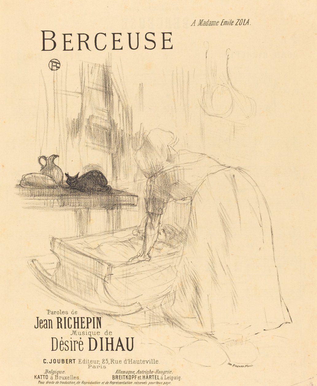 Ukolébavka od Henri de Toulouse Lautrec