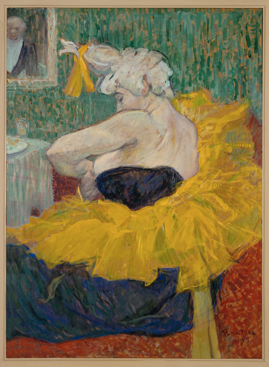 Klaunka Cha-U-Kao, herečka v Moulin Rouge... od Henri de Toulouse Lautrec