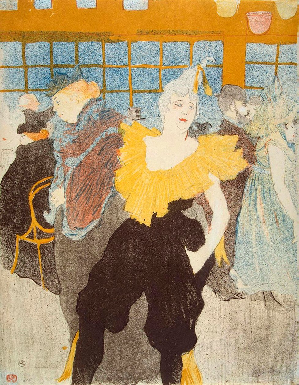 Clowness in the Moulin Rouge, 1897. od Henri de Toulouse Lautrec