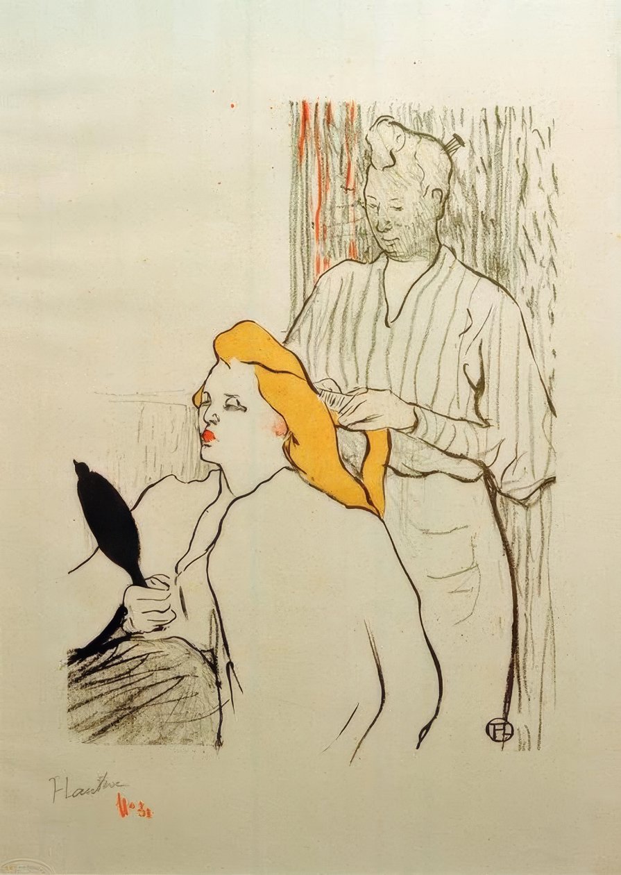 Účes od Henri de Toulouse Lautrec