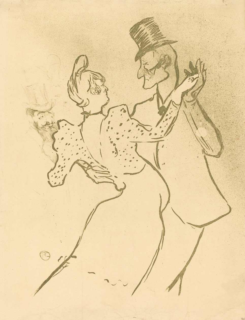 zpoždění Continental E od Henri de Toulouse Lautrec