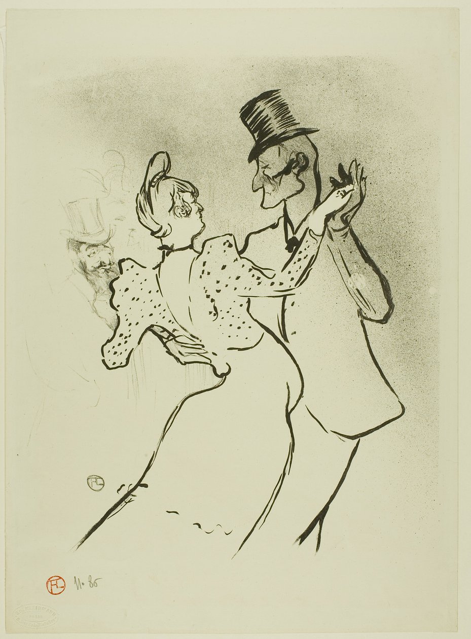 zpoždění Continental E od Henri de Toulouse Lautrec