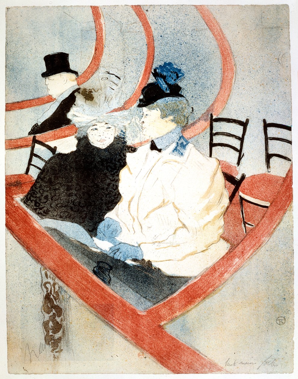 La Grande Loge The Royal Box, 1896-1897 od Henri de Toulouse Lautrec