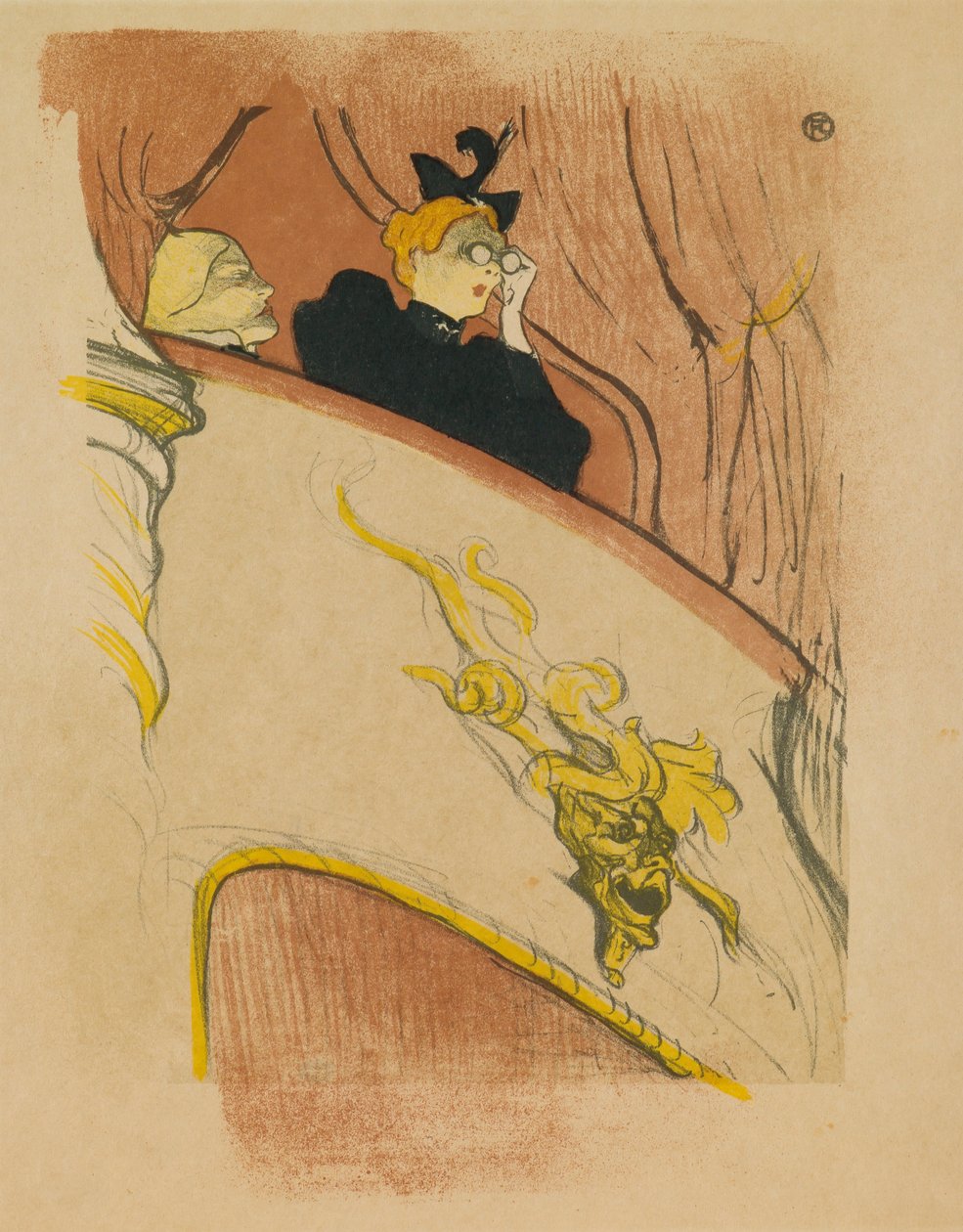 The Golden Mascaron Lodge od Henri de Toulouse Lautrec