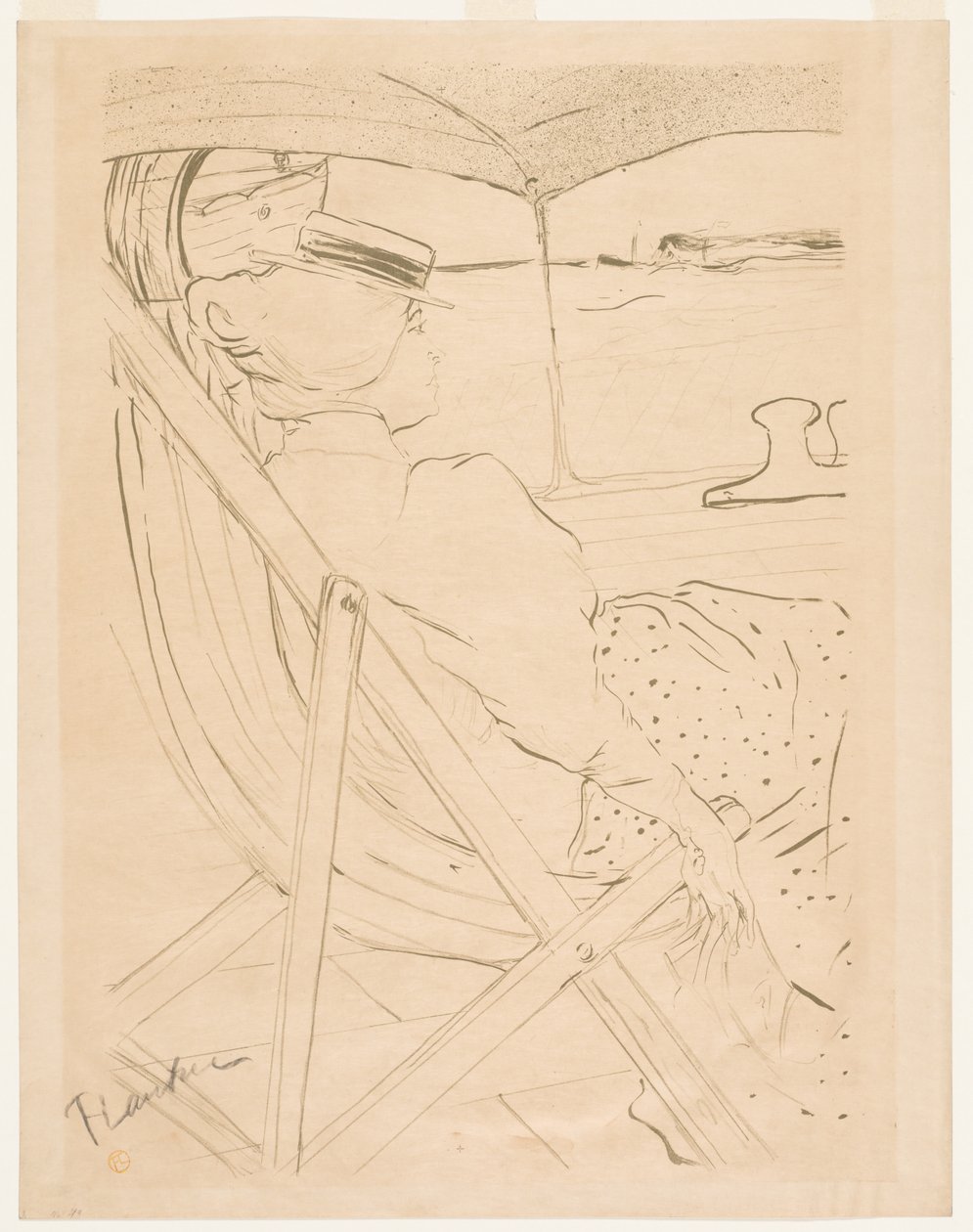 Cestující 54, 1896. od Henri de Toulouse Lautrec