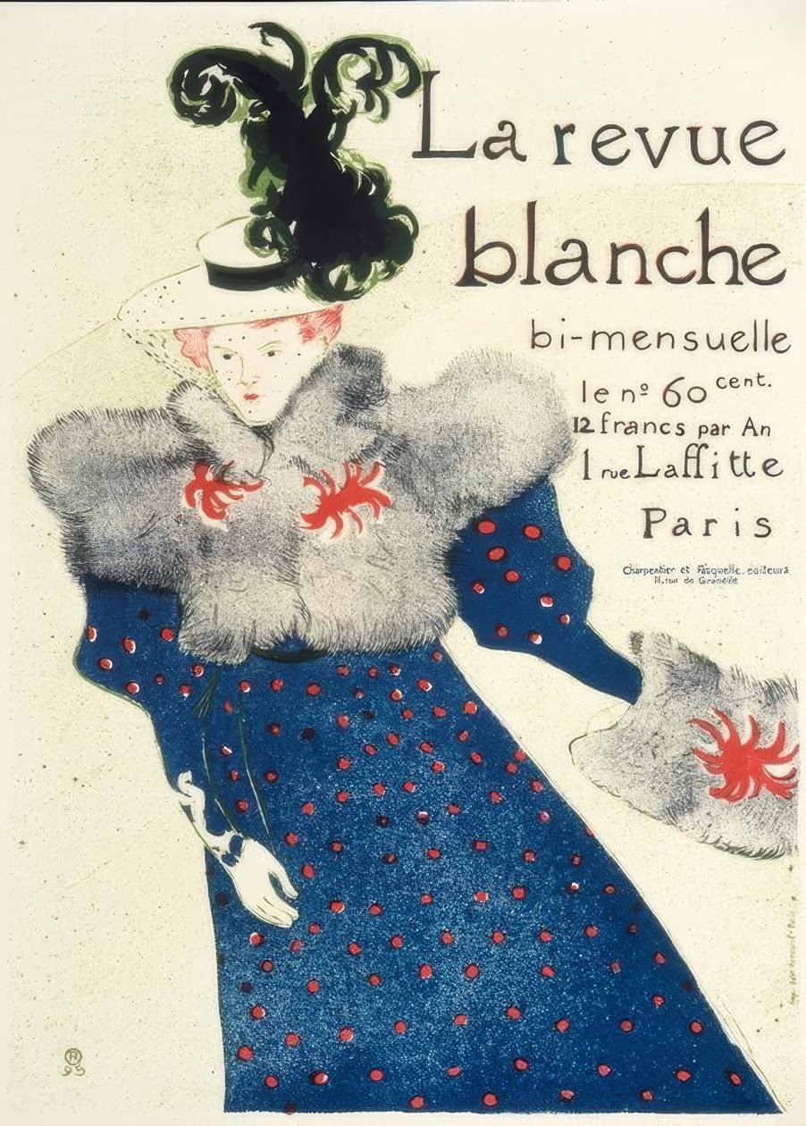 Bílá recenze od Henri de Toulouse Lautrec