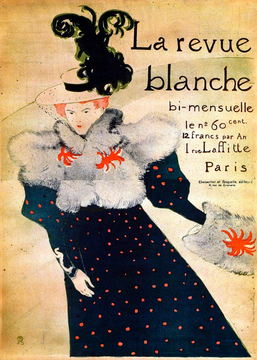 La Revue Blanche, c19. století. od Henri de Toulouse Lautrec