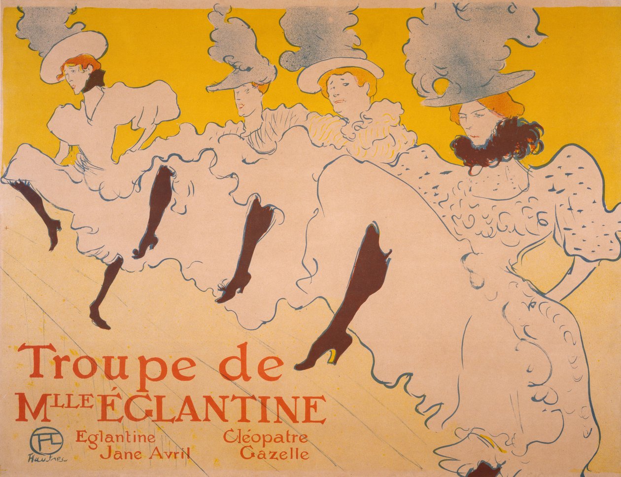 The Troupe of Mlle. Églantine, 1895-1896 od Henri de Toulouse Lautrec