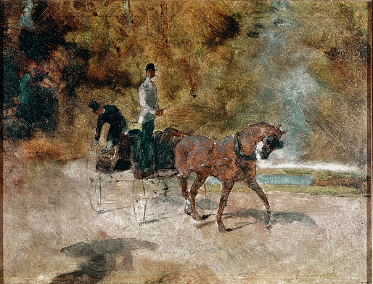 Obraz kočár od Henriho de Toulouse-Lautrec (Toulouse Lautrec od Henri de Toulouse Lautrec