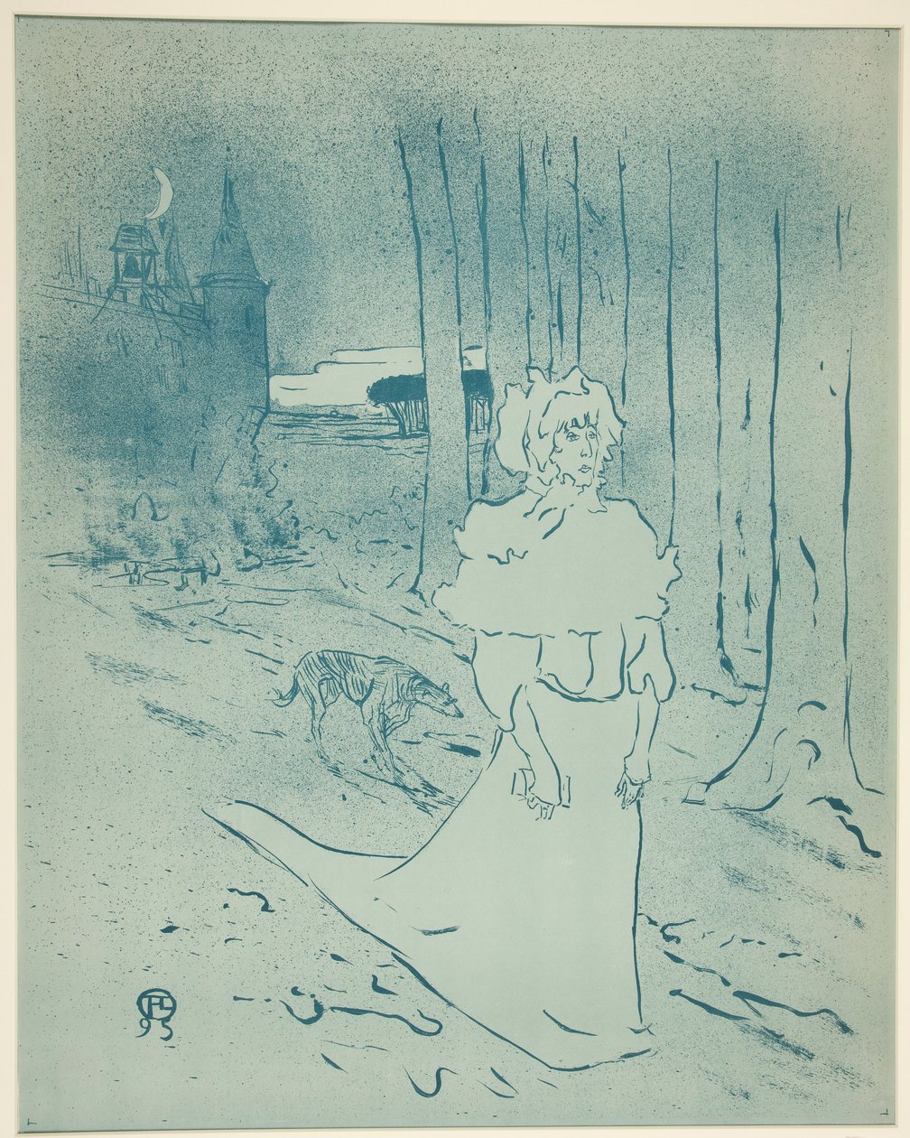 Manor Lady nebo Omen od Henri de Toulouse Lautrec
