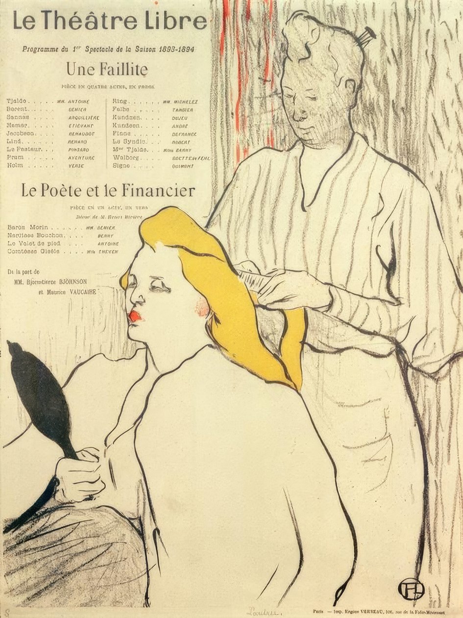 Účes od Henri de Toulouse Lautrec