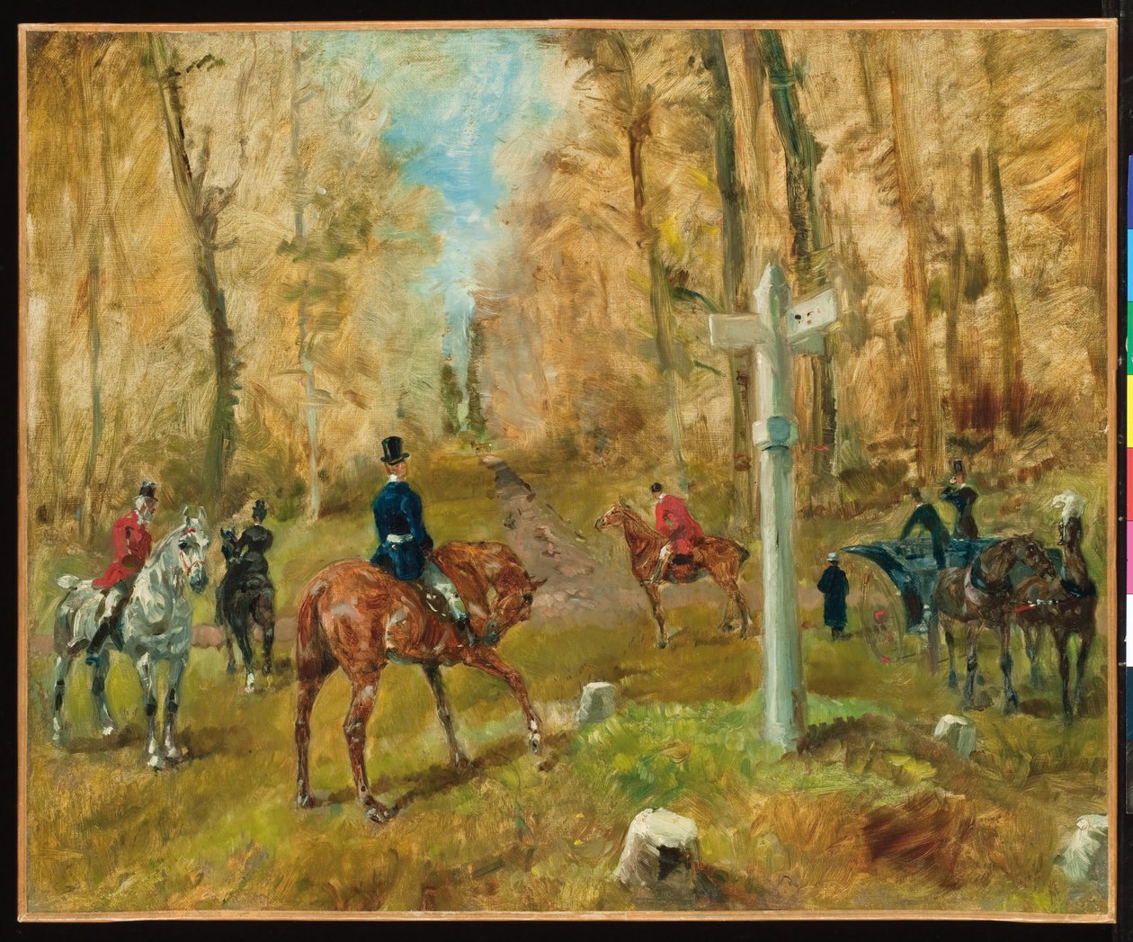 Křižovatka, 1883 od Henri de Toulouse Lautrec