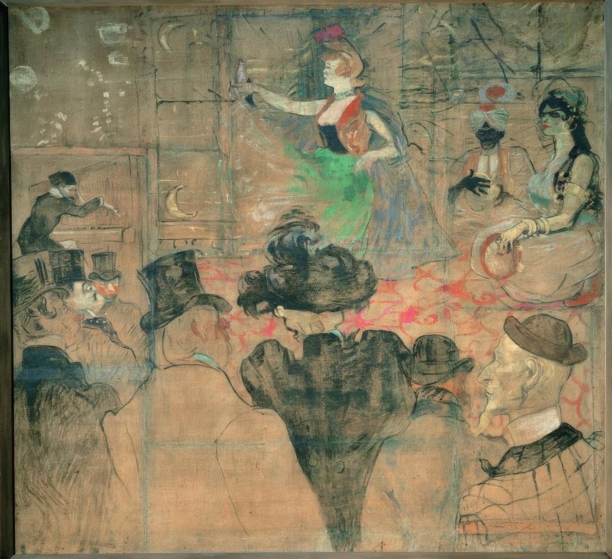 Maurský tanec neboli Les Almées od Henri de Toulouse Lautrec