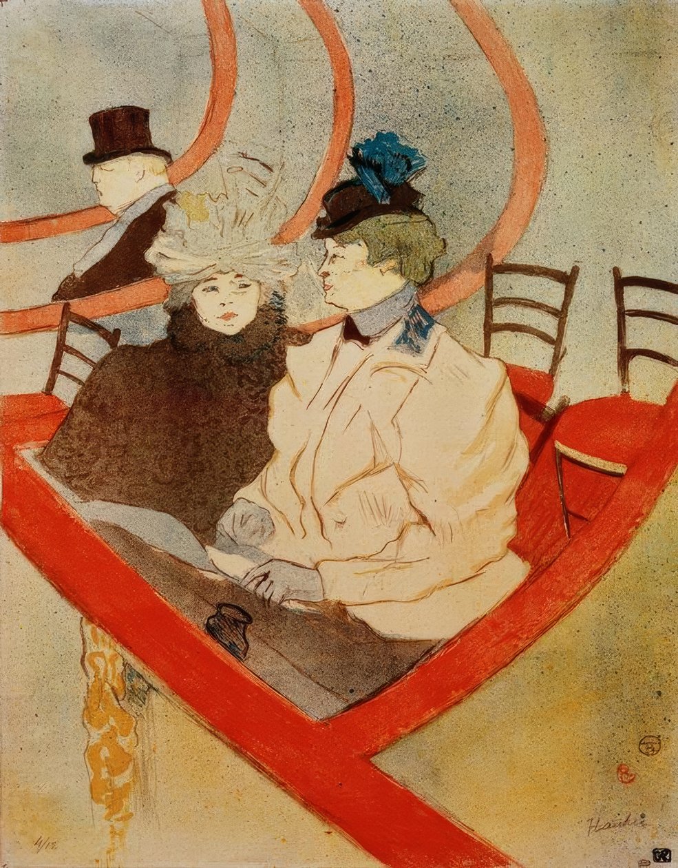 Velká lóže od Henri de Toulouse Lautrec
