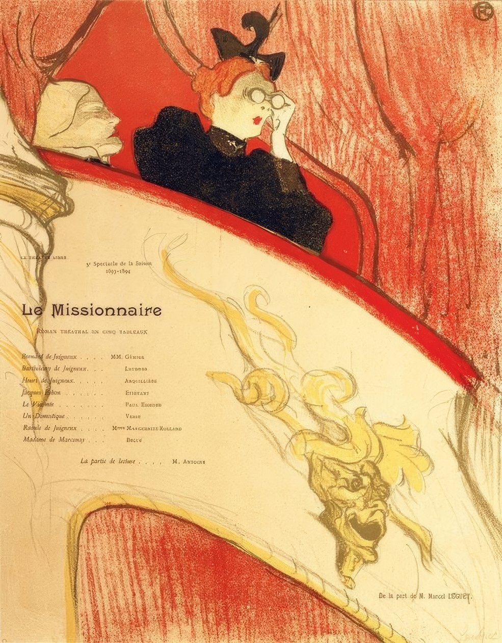 Chata u zlatého maskrona od Henri de Toulouse Lautrec