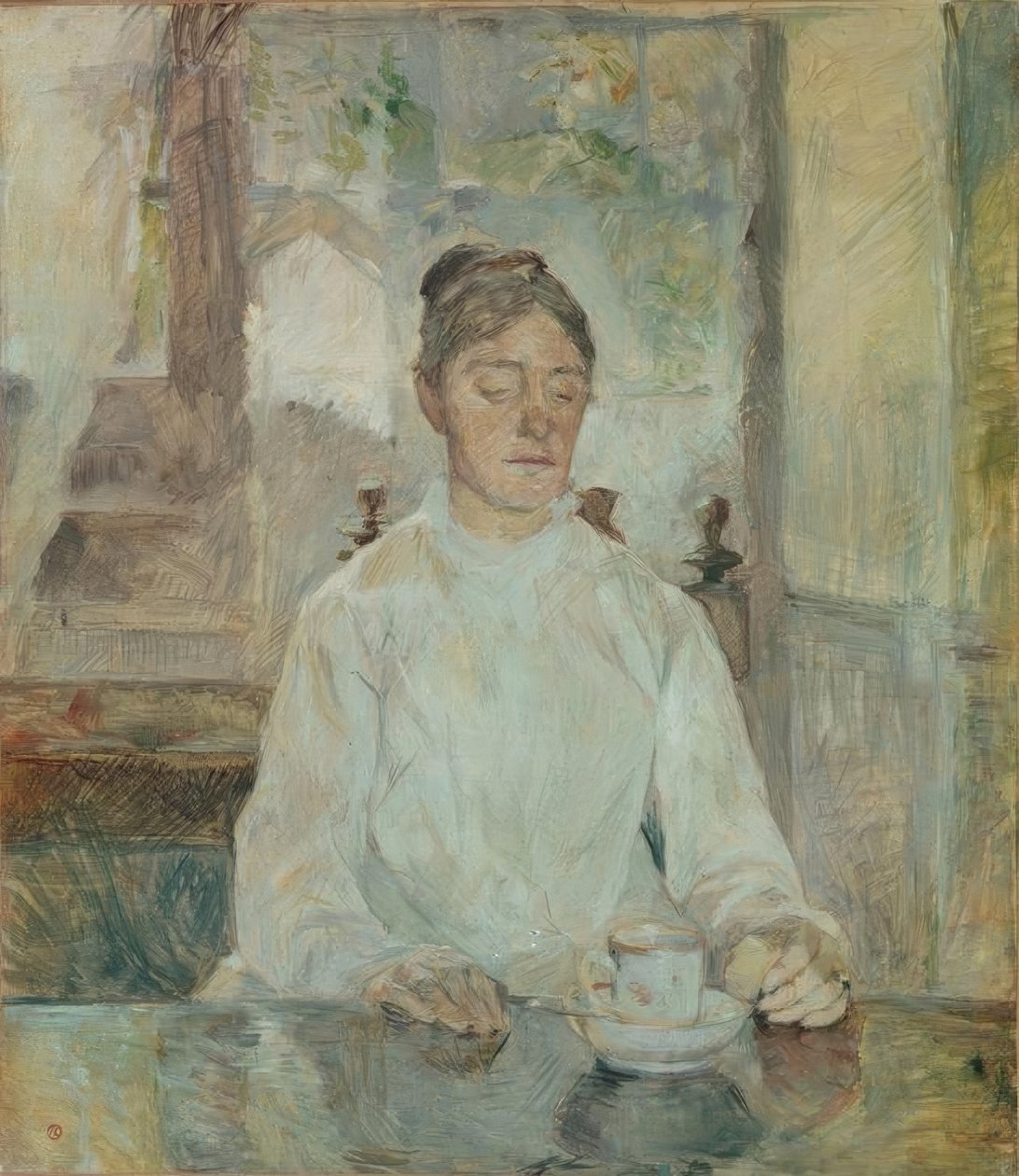 Umělcova matka, hraběnka Adèle de Toulouse-Lautrec, e od Henri de Toulouse Lautrec