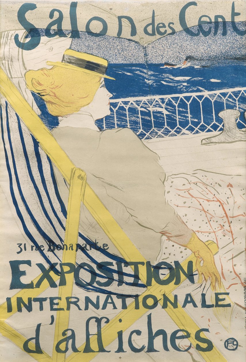 La pasážre du 54 - Promenáda na jachtě Salon des Cent od Henri de Toulouse Lautrec