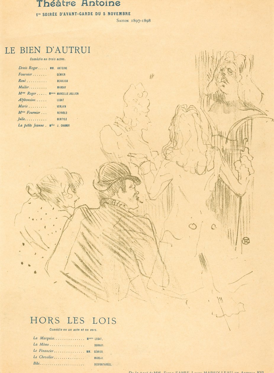 Dobro druhých; Psanci od Henri de Toulouse Lautrec