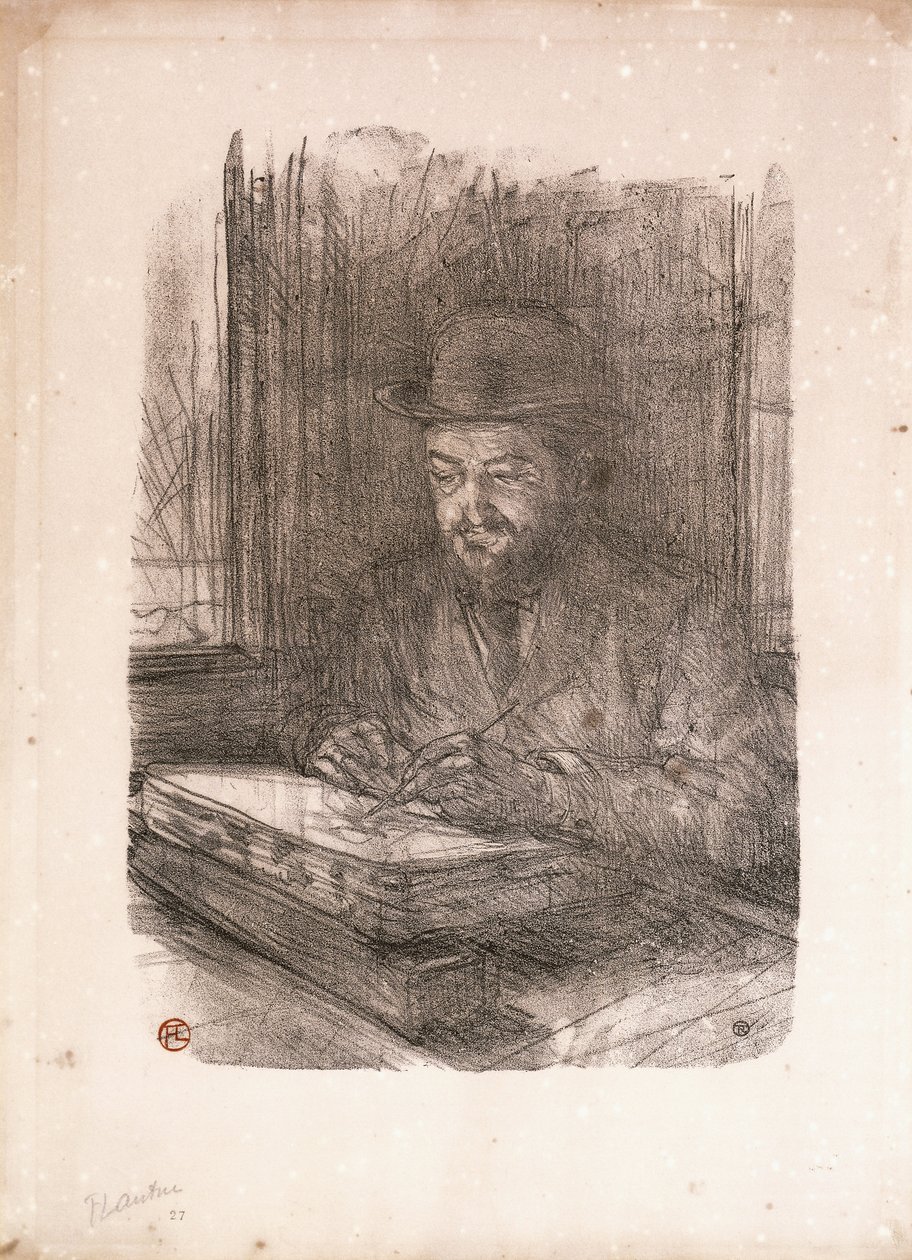 Dobrý rytec, Adolphe Albert, 1898 od Henri de Toulouse Lautrec