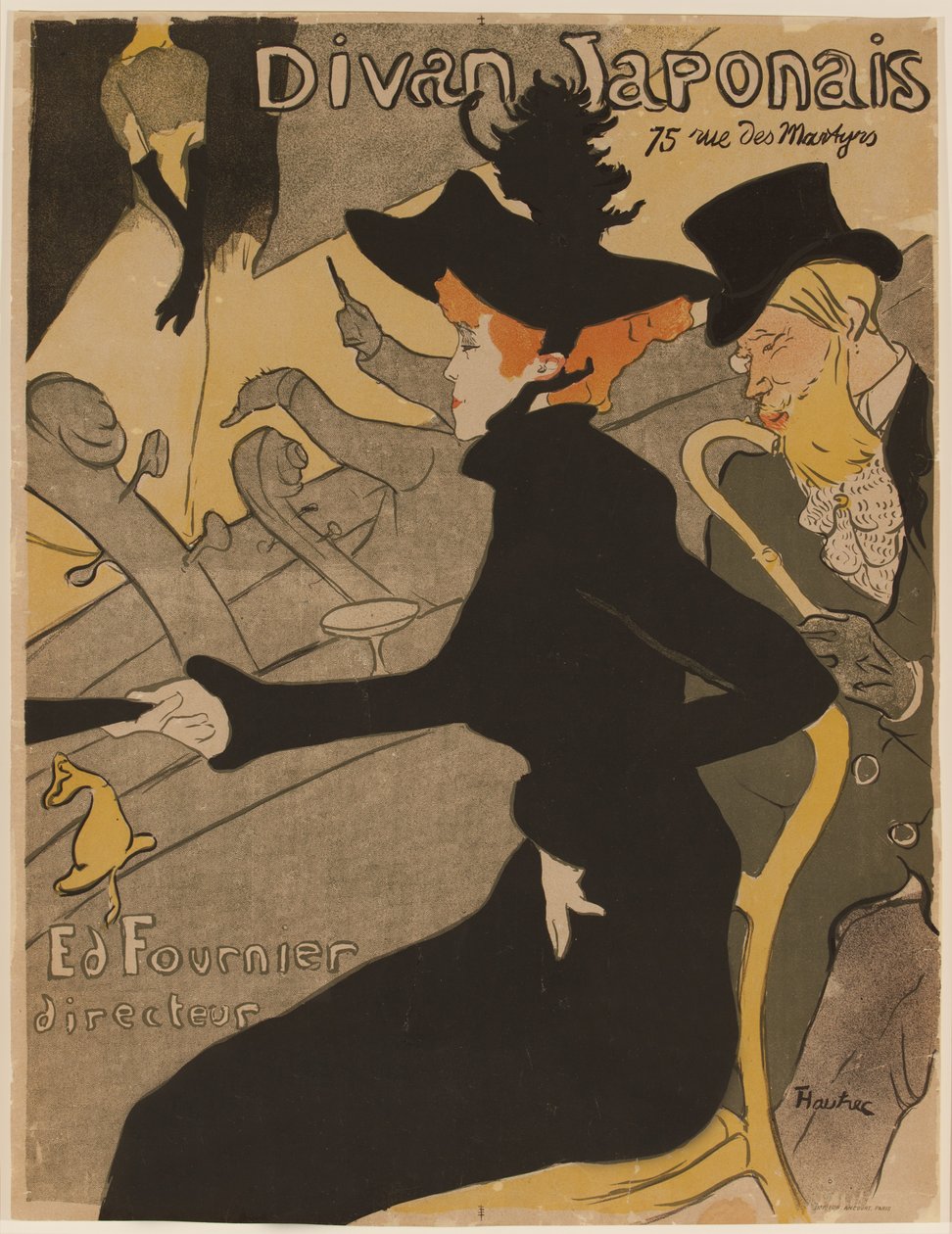 Japonský gauč od Henri de Toulouse Lautrec