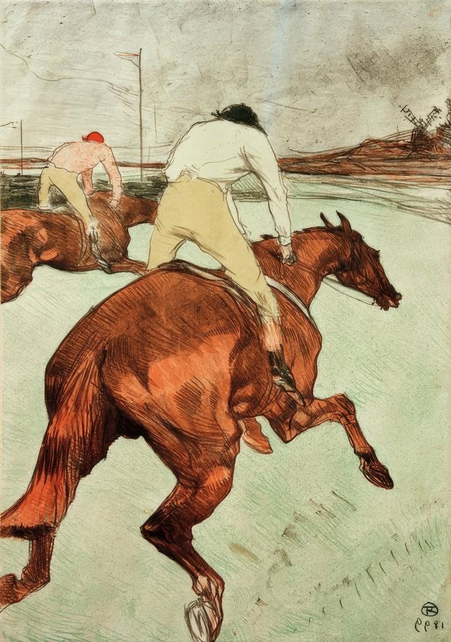 Žokej od Henri de Toulouse Lautrec