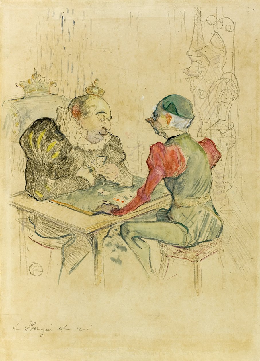 Bezigue od Henri de Toulouse Lautrec