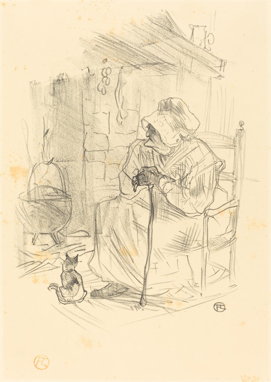 Tajemství, 1895. od Henri de Toulouse Lautrec