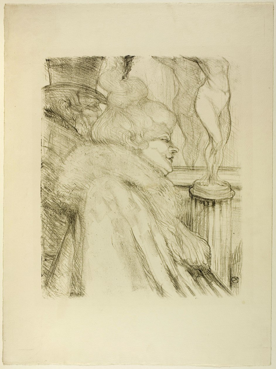 Odchod z divadla od Henri de Toulouse Lautrec
