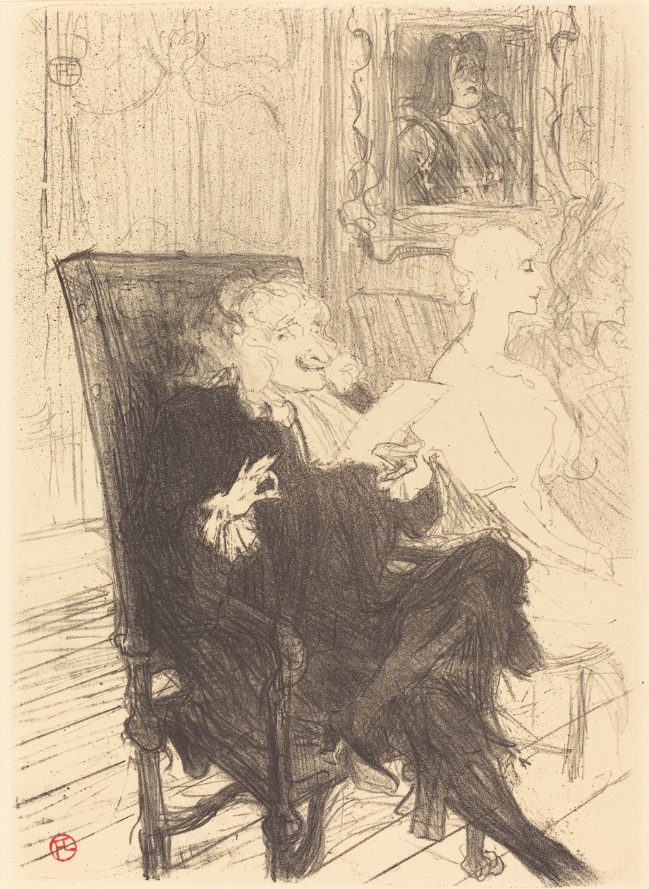 Leloir a Moreno v učených ženách Leloir a Moreno v učených ženách, 1894. od Henri de Toulouse Lautrec