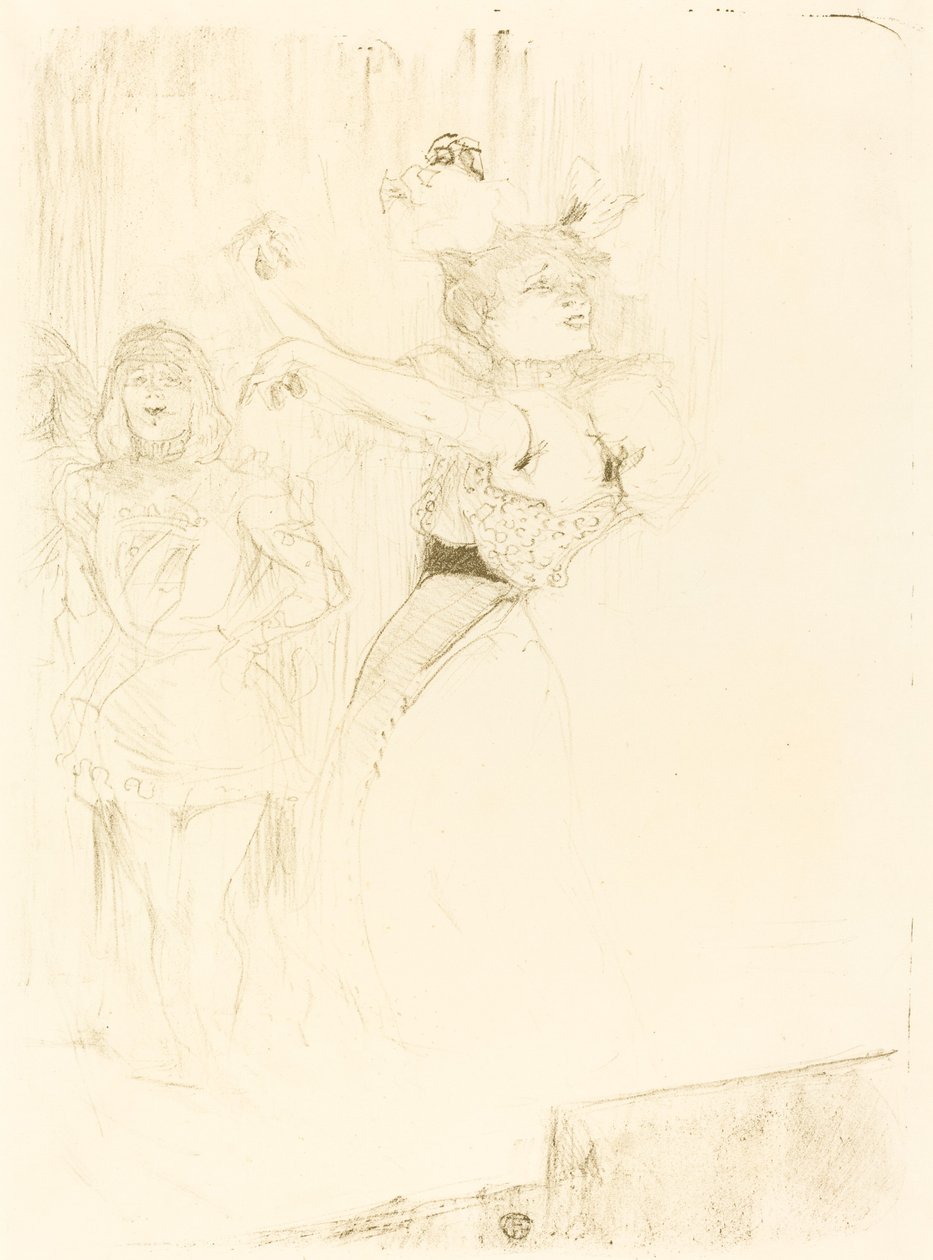 Lender Dancing the Bolero v "Chilperic" od Henri de Toulouse Lautrec