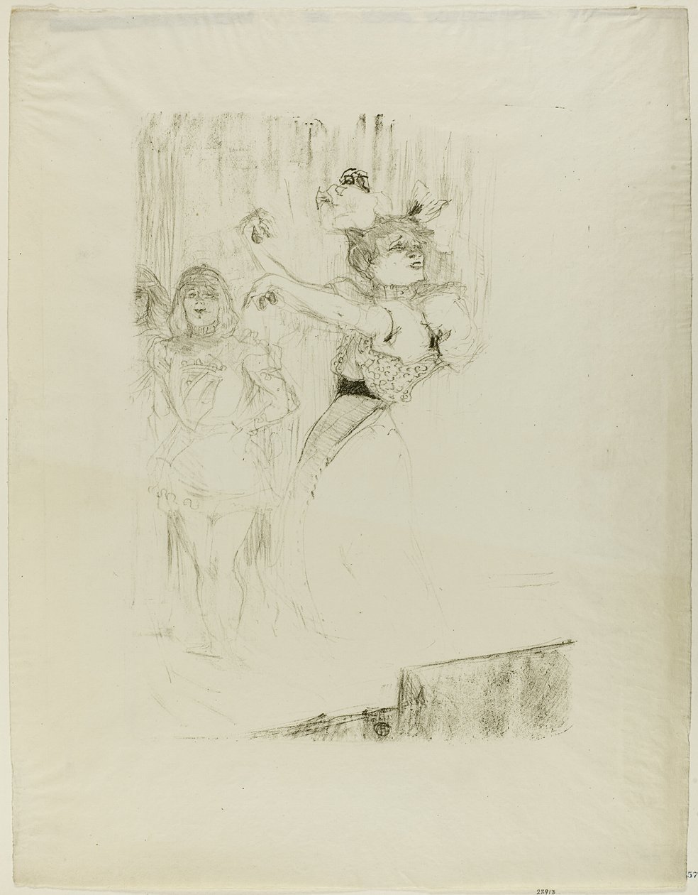 Lender Dancing the Bolero v Chilpéric od Henri de Toulouse Lautrec