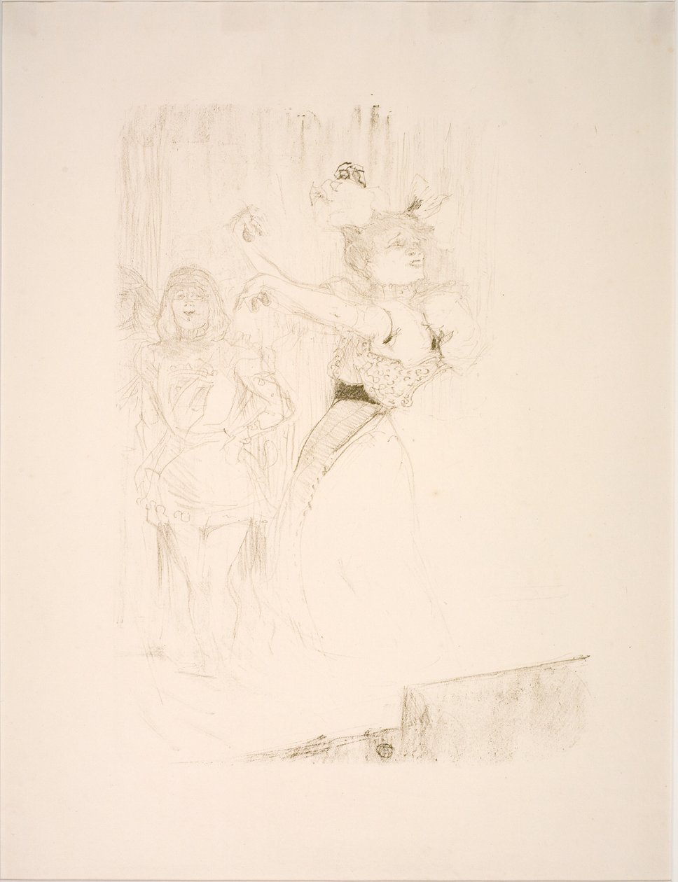 Lender Tančící v Pas du Boléro v Chilpéric od Henri de Toulouse Lautrec