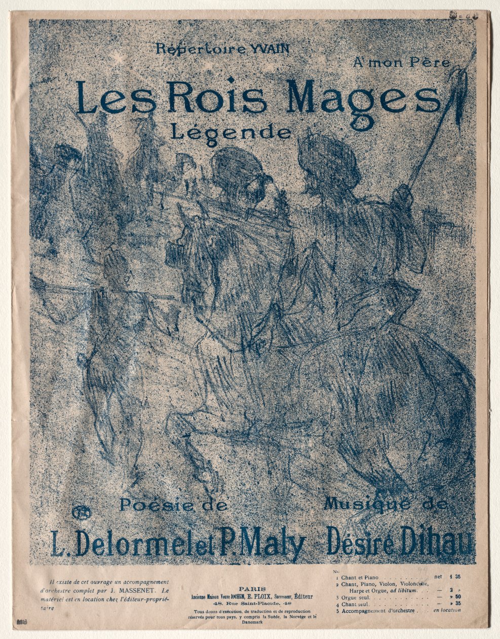 Les Rois Mages, 1899. od Henri de Toulouse Lautrec