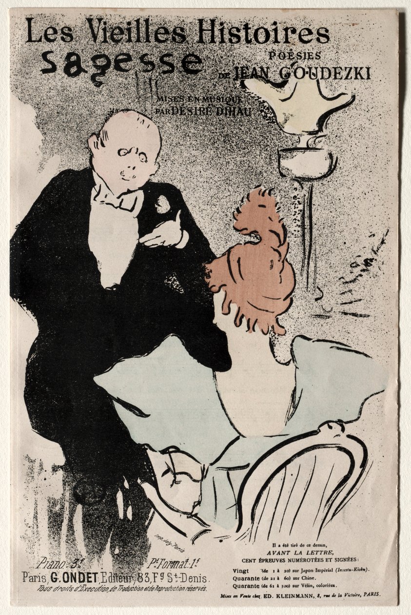 The Old Stories: Wisdom, 1893. od Henri de Toulouse Lautrec