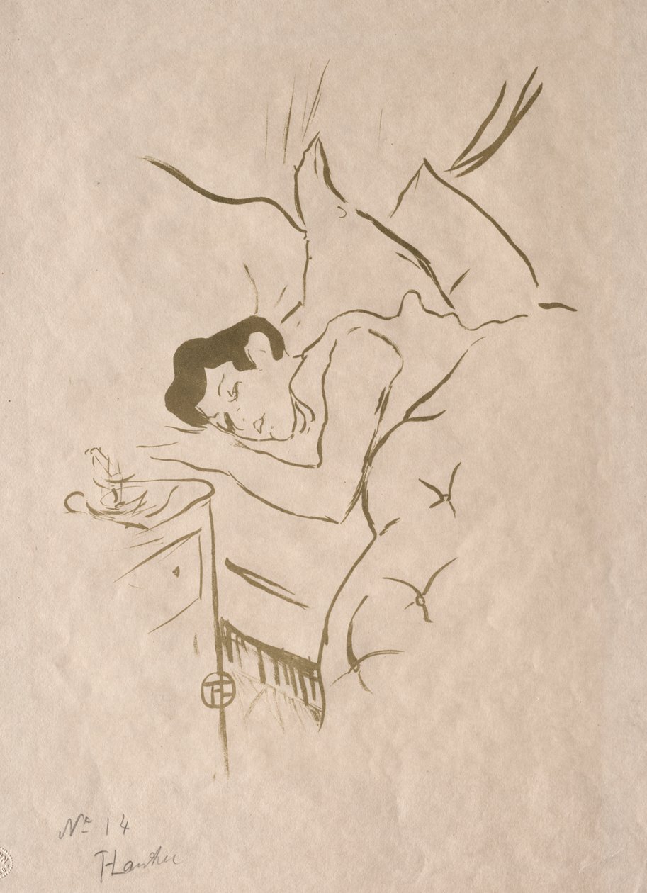 Staré příběhy: Vaše ústa od Henri de Toulouse Lautrec