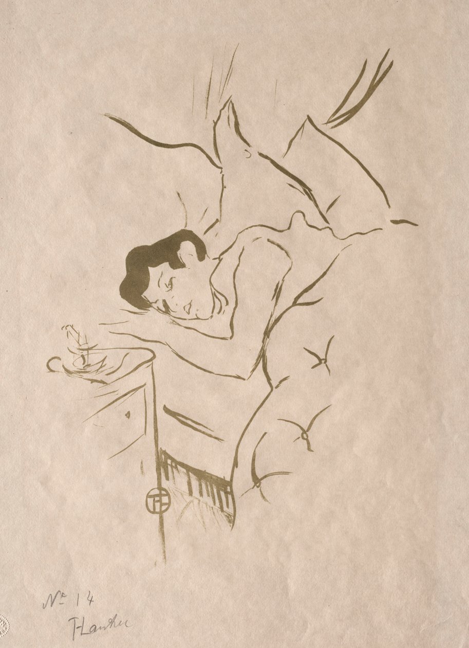 The Old Stories: Your Mouth, 1893. od Henri de Toulouse Lautrec
