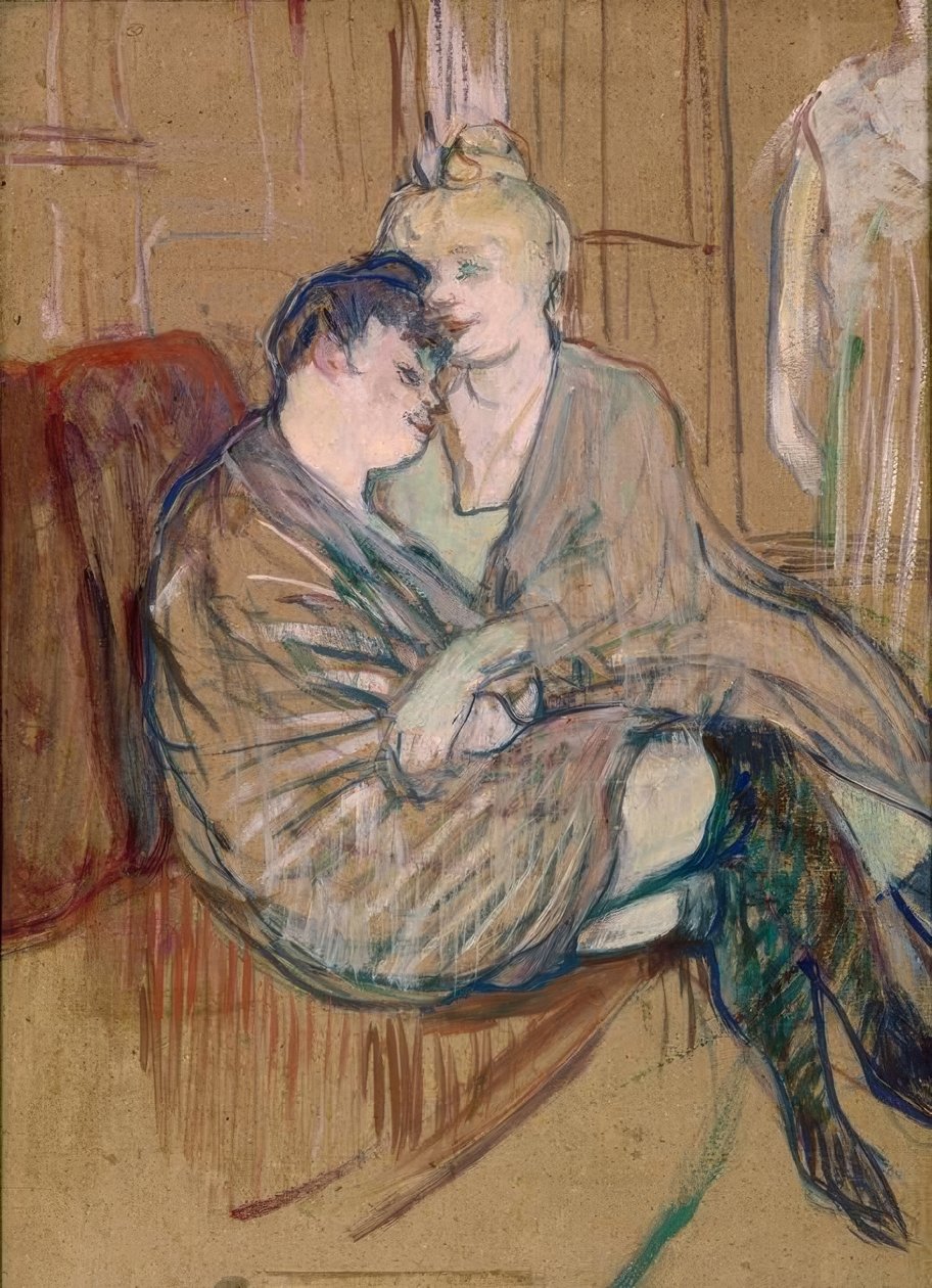 Ti dva přátelé od Henri de Toulouse Lautrec