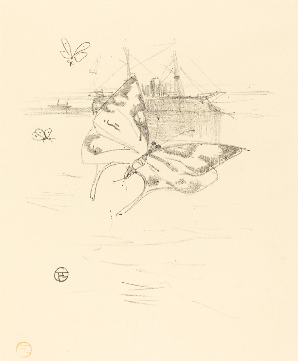 Motýli, 1895. od Henri de Toulouse Lautrec