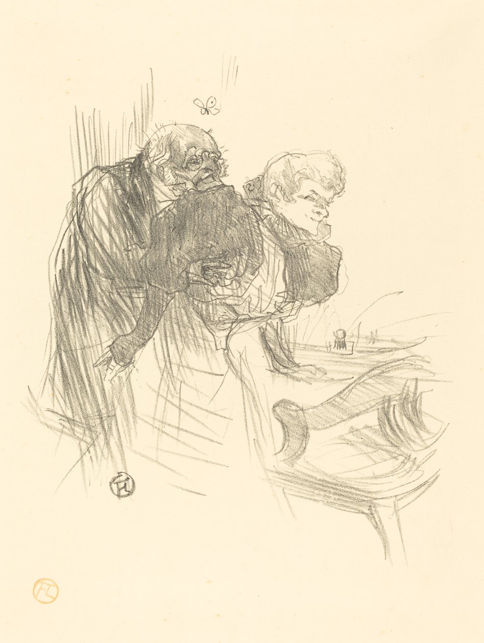 staří motýli od Henri de Toulouse Lautrec